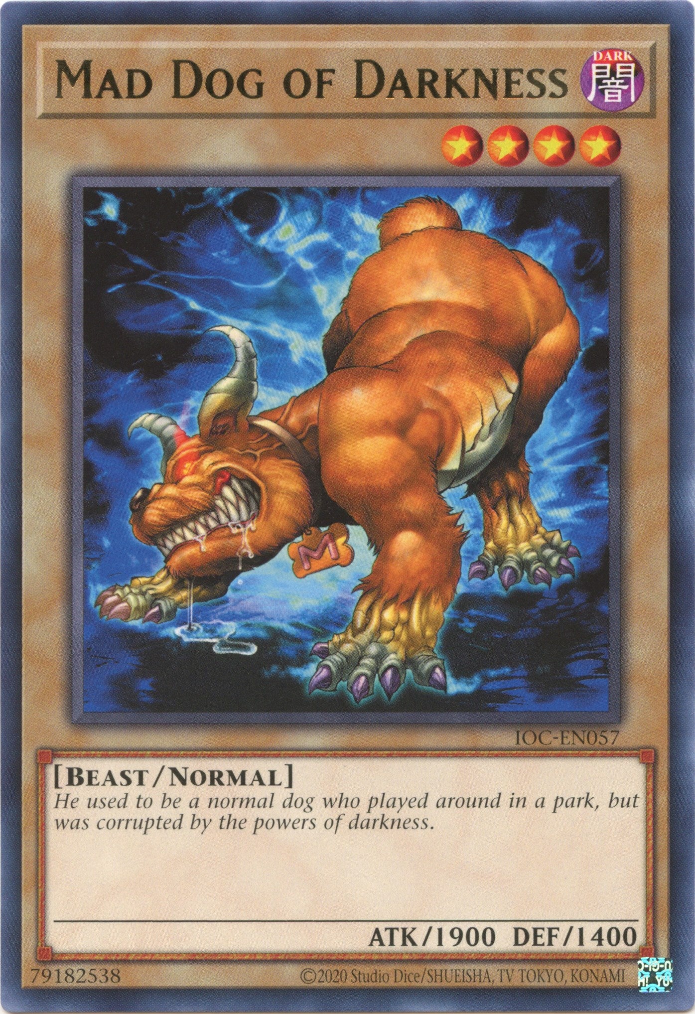 Mad Dog of Darkness (25th Anniversary) [IOC-EN057] Rare | Odin's Place
