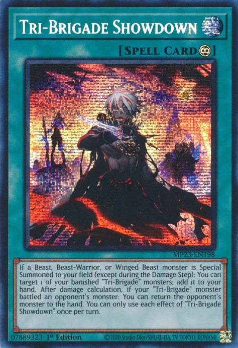 Tri-Brigade Showdown [MP23-EN198] Prismatic Secret Rare | Odin's Place