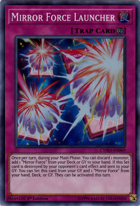 Mirror Force Launcher [CYHO-EN069] Super Rare | Odin's Place