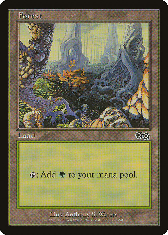 Forest (349) [Urza's Saga] | Odin's Place