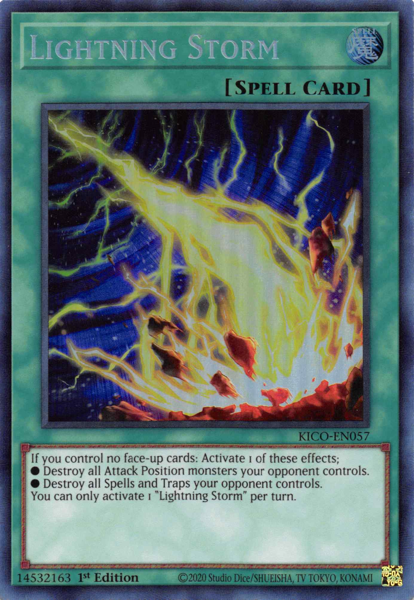 Lightning Storm (Collector's Rare) [KICO-EN057] Collector's Rare | Odin's Place
