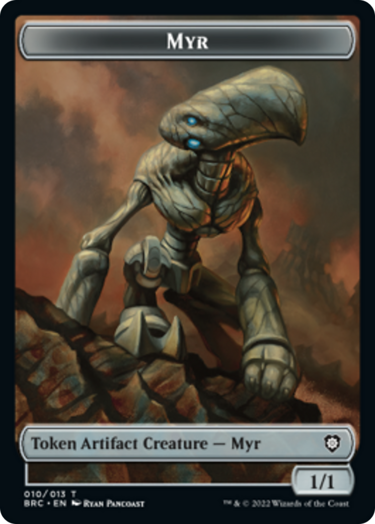 Myr // Thopter (010) Double-Sided Token [The Brothers' War Commander Tokens] | Odin's Place