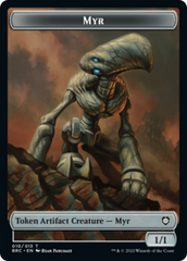 Myr // Thopter (010) Double-Sided Token [The Brothers' War Commander Tokens] | Odin's Place