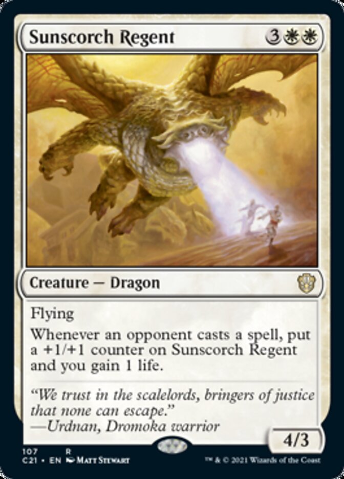 Sunscorch Regent [Commander 2021] | Odin's Place