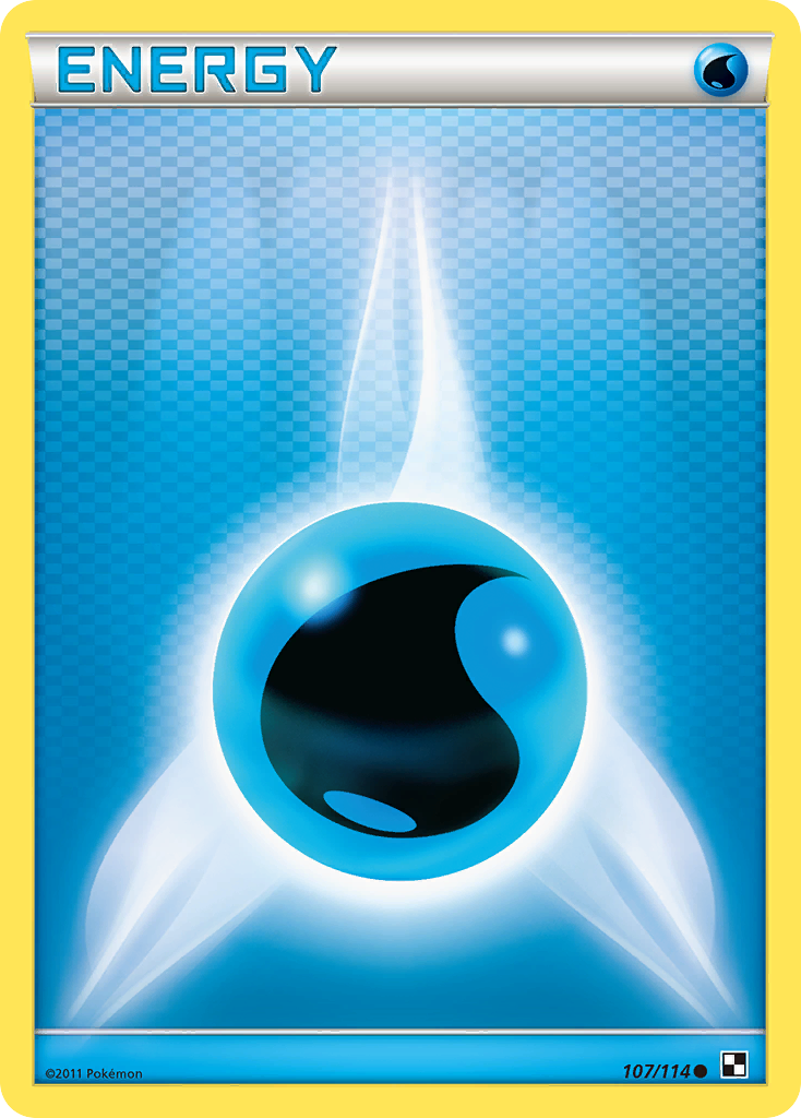 Water Energy (107/114) [Black & White: Base Set] | Odin's Place