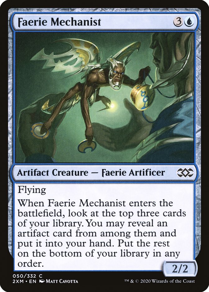 Faerie Mechanist [Double Masters] | Odin's Place