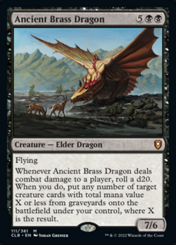 Ancient Brass Dragon [Commander Legends: Battle for Baldur's Gate] | Odin's Place