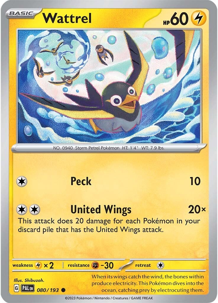 Wattrel (080/193) [Scarlet & Violet: Paldea Evolved] | Odin's Place