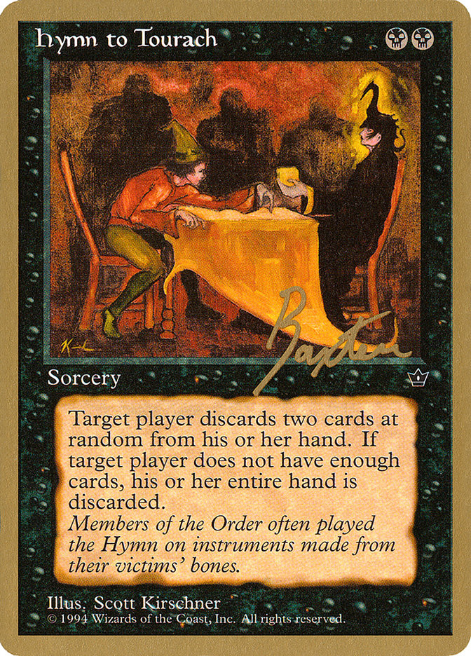 Hymn to Tourach (Table) (George Baxter) [Pro Tour Collector Set] | Odin's Place
