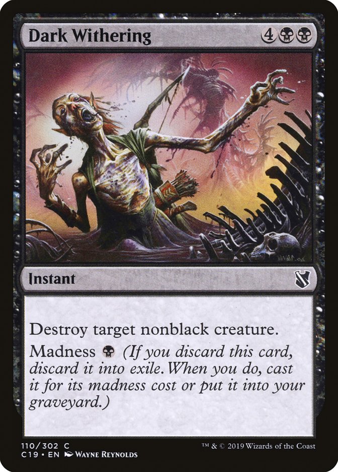 Dark Withering [Commander 2019] | Odin's Place