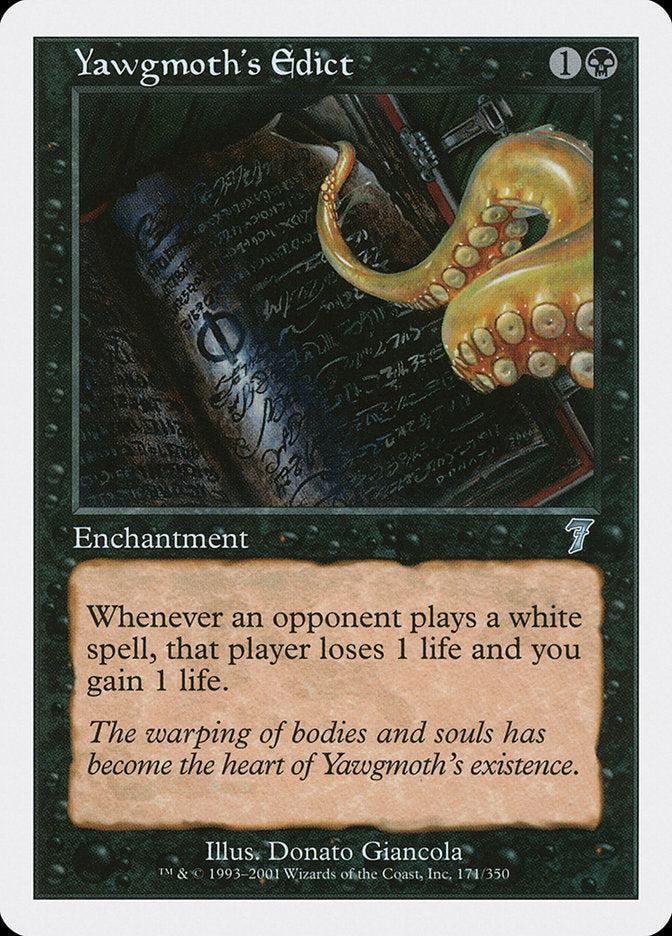 Yawgmoth's Edict (171) [Seventh Edition] | Odin's Place