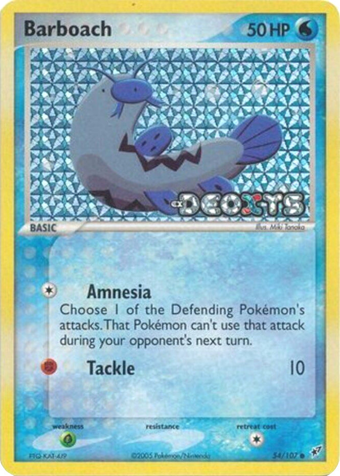 Barboach (54/107) (Stamped) [EX: Deoxys] | Odin's Place