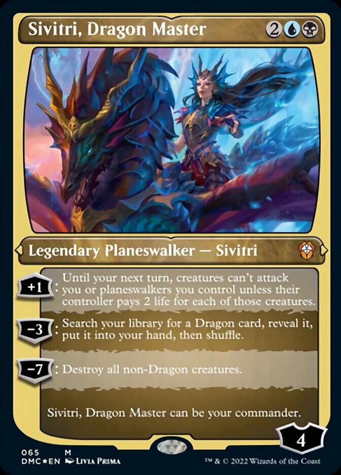 Sivitri, Dragon Master (Foil Etched) [Dominaria United Commander] | Odin's Place