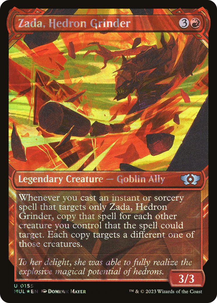 Zada, Hedron Grinder (Halo Foil) [Multiverse Legends] | Odin's Place