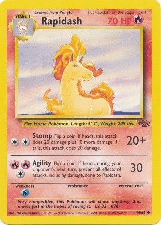 Rapidash (44/64) [Jungle Unlimited] | Odin's Place