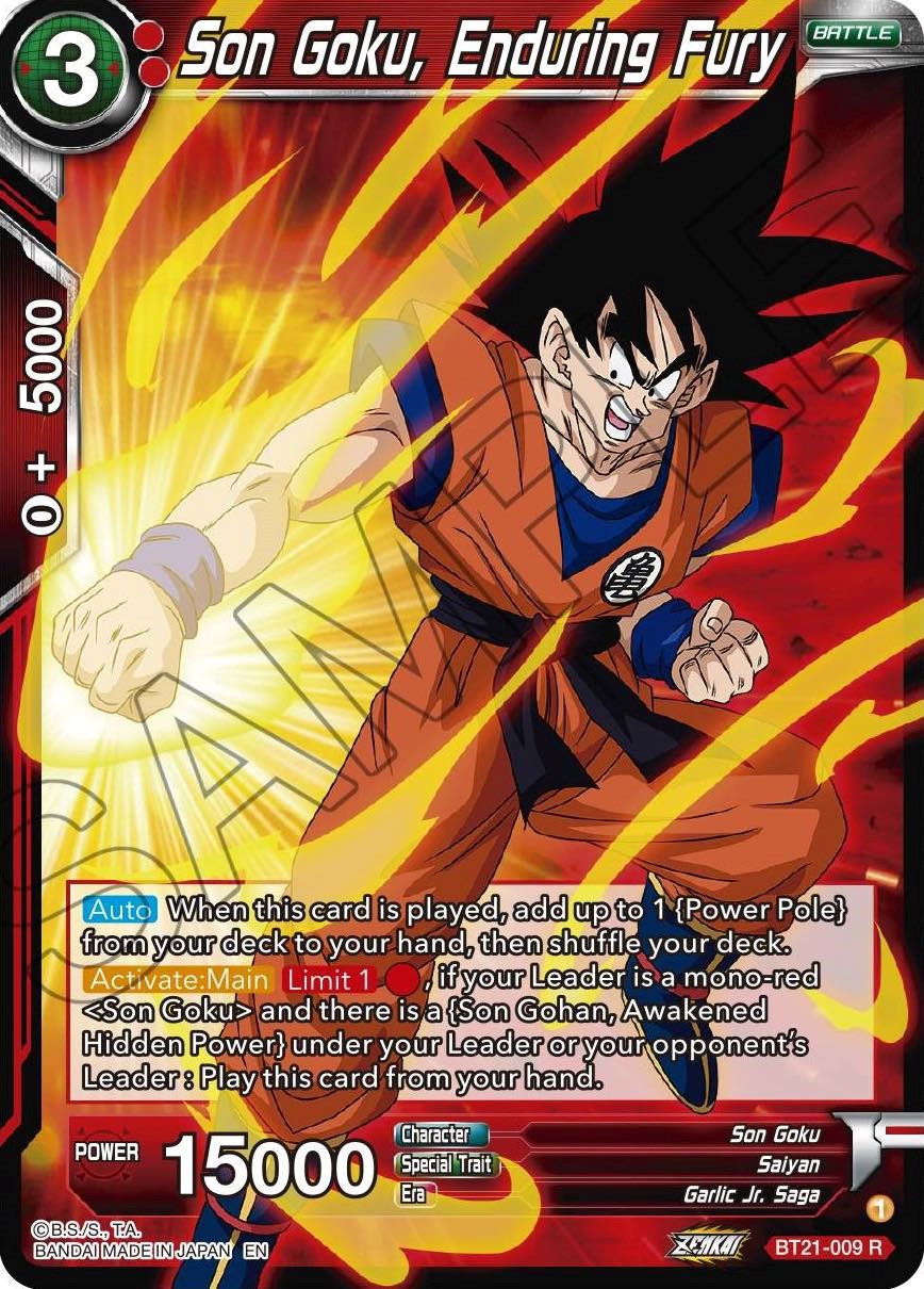 Son Goku, Enduring Fury (BT21-009) [Wild Resurgence] | Odin's Place