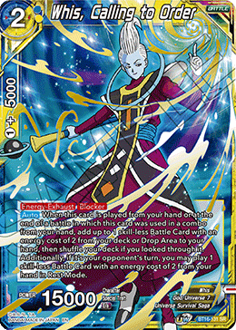 Whis, Calling to Order (BT16-131) [Realm of the Gods] | Odin's Place