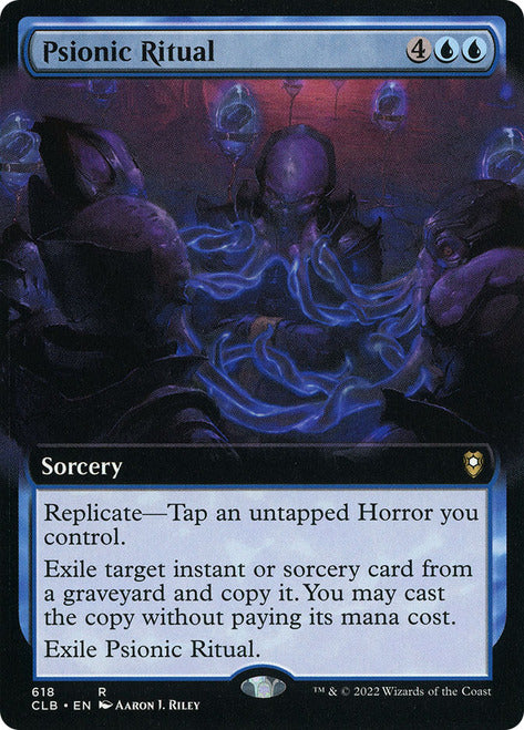 Psionic Ritual (Extended Art) [Commander Legends: Battle for Baldur's Gate] | Odin's Place