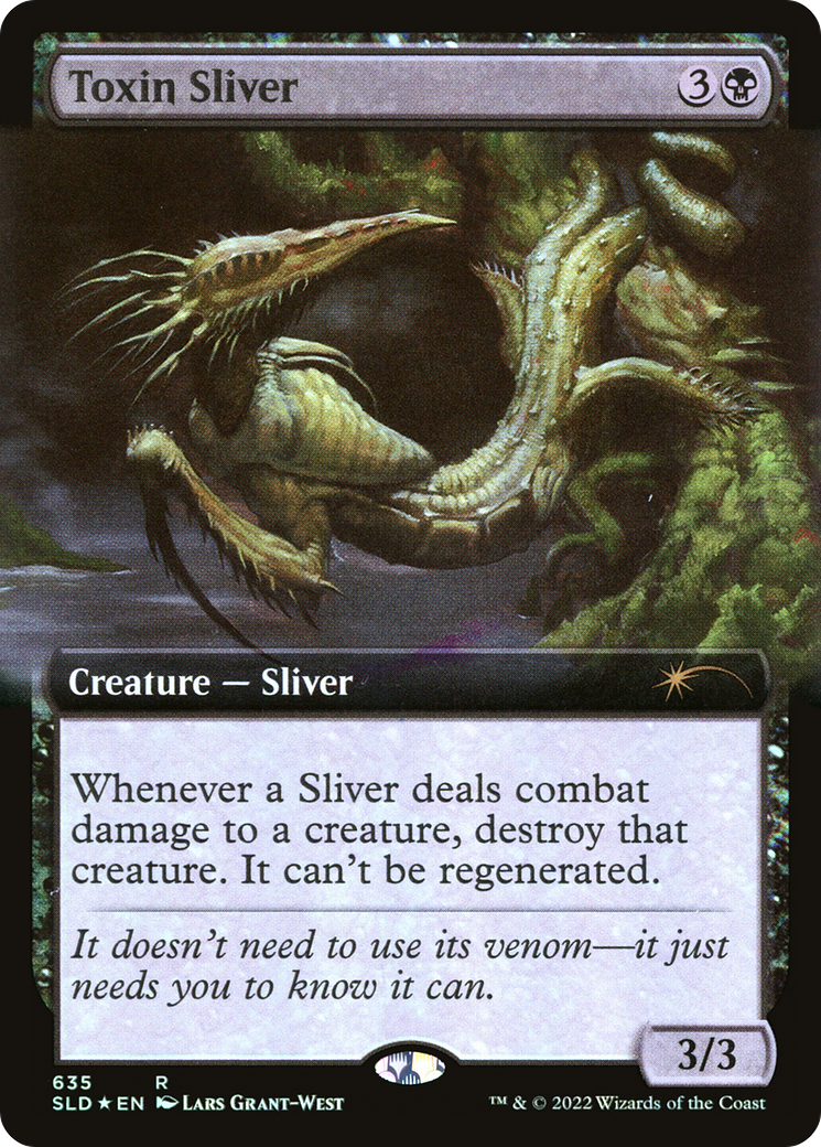 Toxin Sliver (Extended Art) [Secret Lair Drop Promos] | Odin's Place