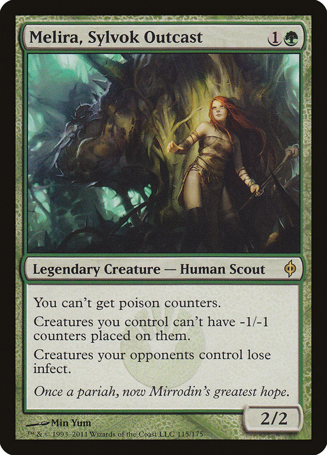 Melira, Sylvok Outcast (115) [New Phyrexia] | Odin's Place