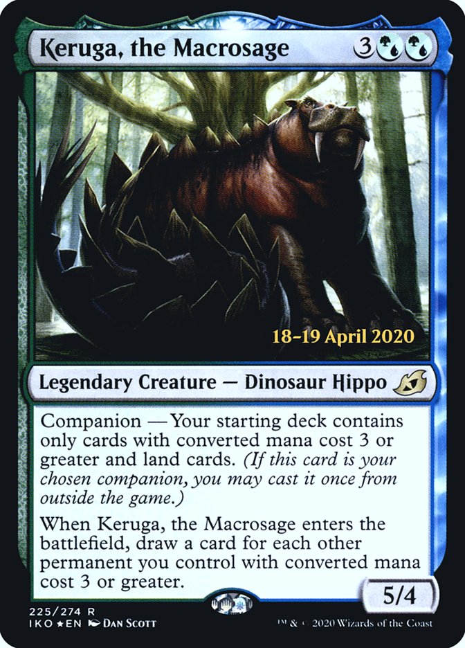Keruga, the Macrosage [Ikoria: Lair of Behemoths Prerelease Promos] | Odin's Place