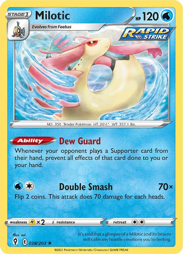 Milotic (038/203) [Sword & Shield: Evolving Skies] | Odin's Place