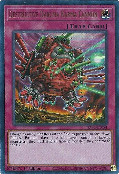 Destructive Daruma Karma Cannon [DABL-EN084] Ultra Rare | Odin's Place