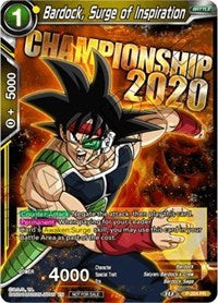 Bardock, Surge of Inspiration (P-204) [Promotion Cards] | Odin's Place