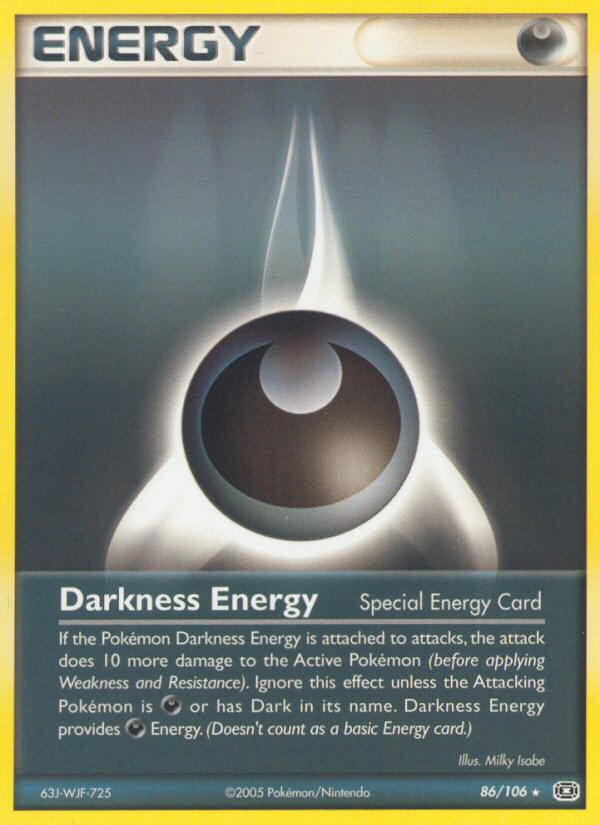 Darkness Energy (86/106) [EX: Emerald] | Odin's Place