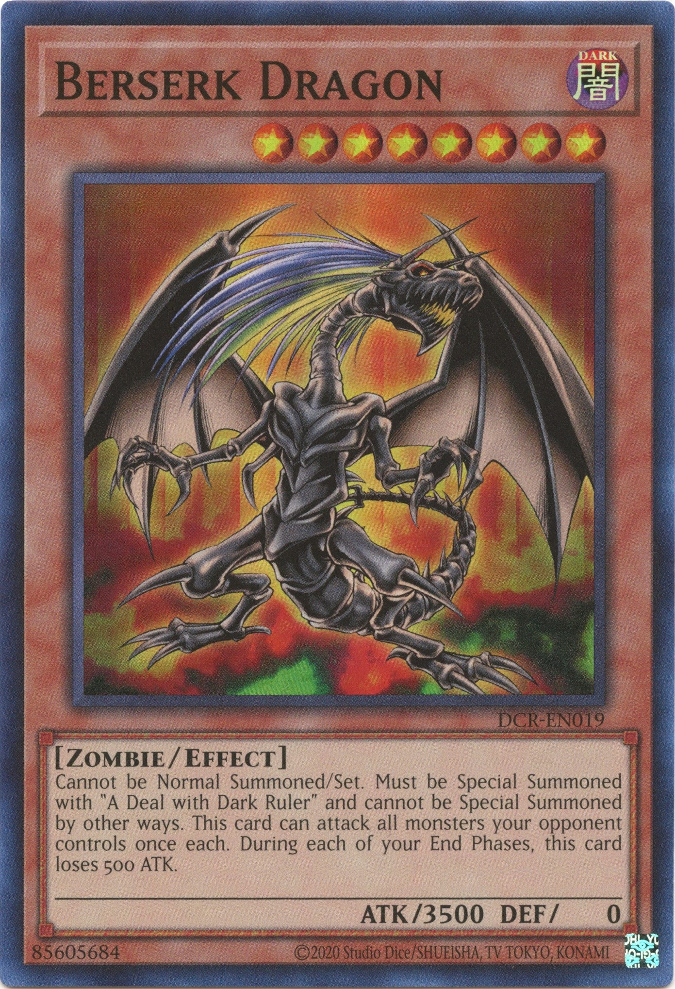 Berserk Dragon (25th Anniversary) [DCR-EN019] Super Rare | Odin's Place