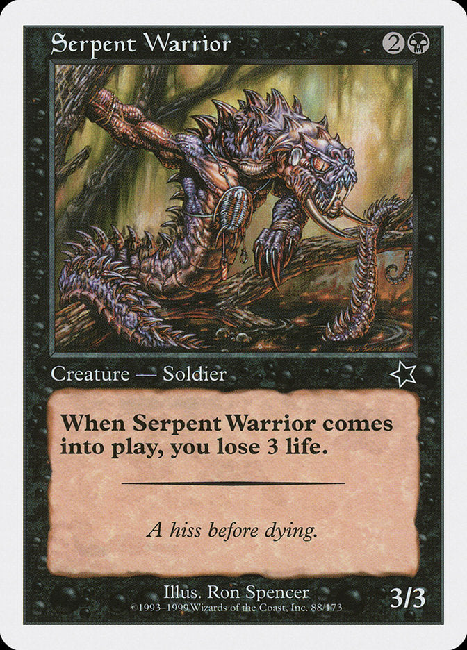 Serpent Warrior (88) [Starter 1999] | Odin's Place