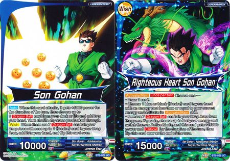 Son Gohan // Righteous Heart Son Gohan (BT5-026) [Miraculous Revival] | Odin's Place