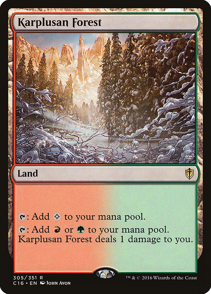Karplusan Forest (305) [Commander 2016] | Odin's Place