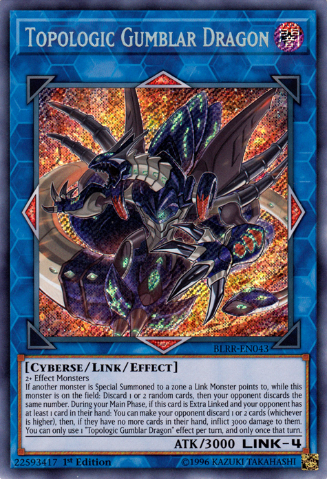 Topologic Gumblar Dragon [BLRR-EN043] Secret Rare | Odin's Place