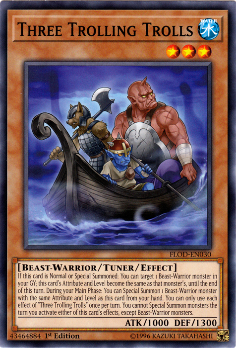 Three Trolling Trolls [FLOD-EN030] Common | Odin's Place