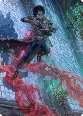 Kaya, Geist Hunter Art Card [Innistrad: Crimson Vow Art Series] | Odin's Place