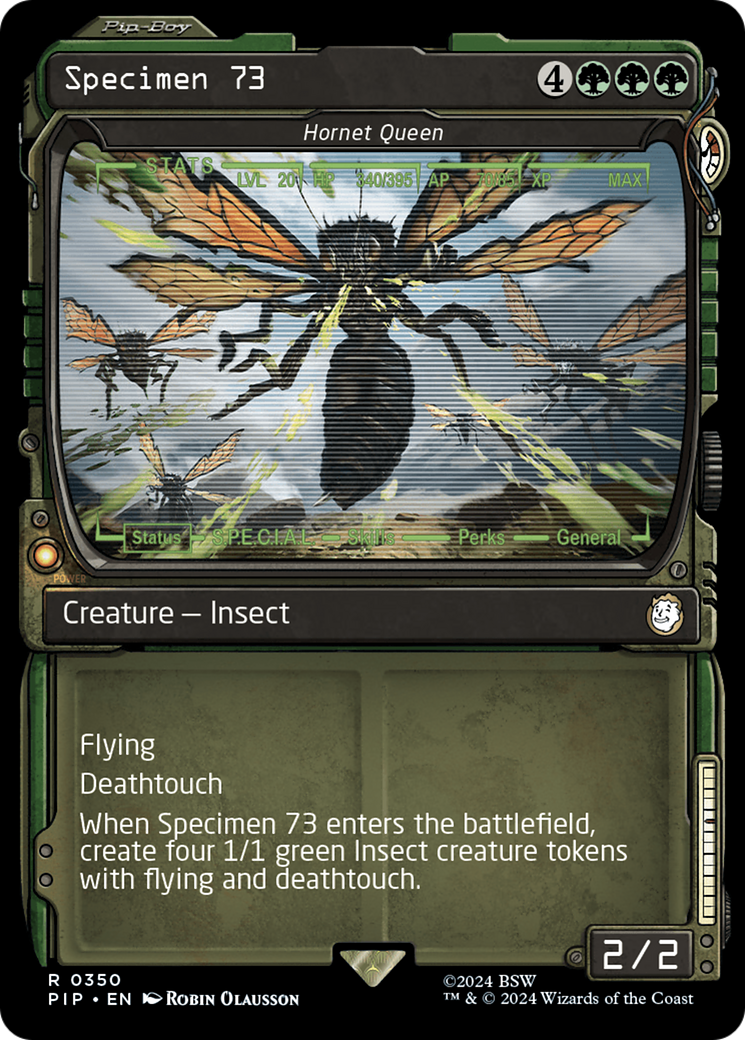 Specimen 73 - Hornet Queen (Showcase) [Fallout] | Odin's Place