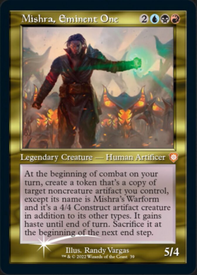 Mishra, Eminent One (039) (Retro) (Display Commander) [The Brothers' War Commander] | Odin's Place