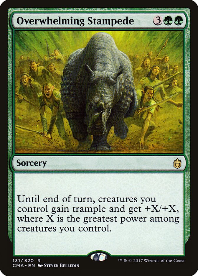 Overwhelming Stampede (131) [Commander Anthology] | Odin's Place