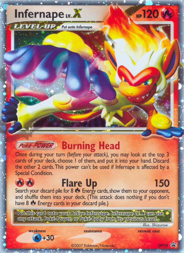 Infernape LV.X (DP10) [Diamond & Pearl: Black Star Promos] | Odin's Place