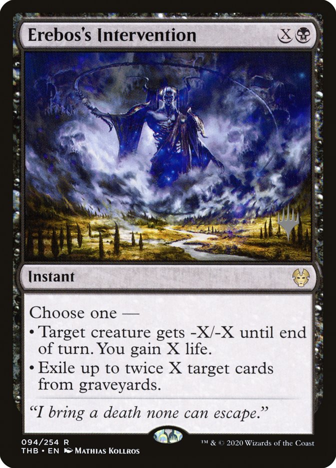 Erebos's Intervention (Promo Pack) [Theros Beyond Death Promos] | Odin's Place