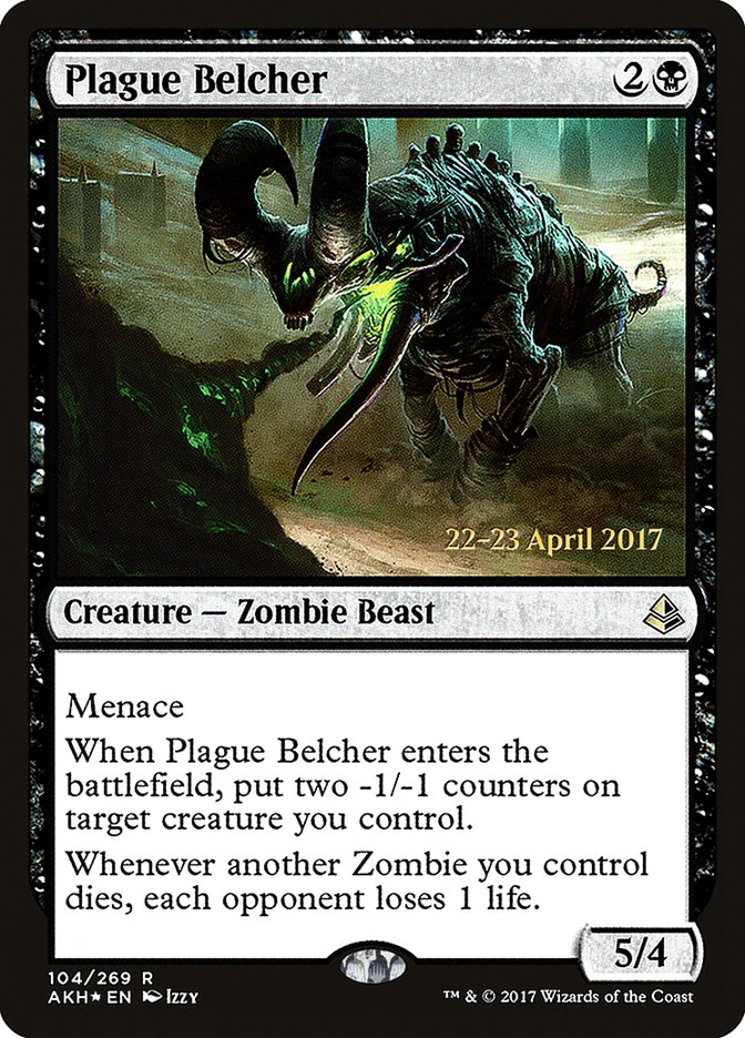 Plague Belcher (104) [Amonkhet Prerelease Promos] | Odin's Place