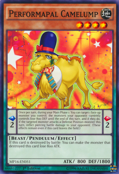 Performapal Camelump [MP16-EN051] Common | Odin's Place