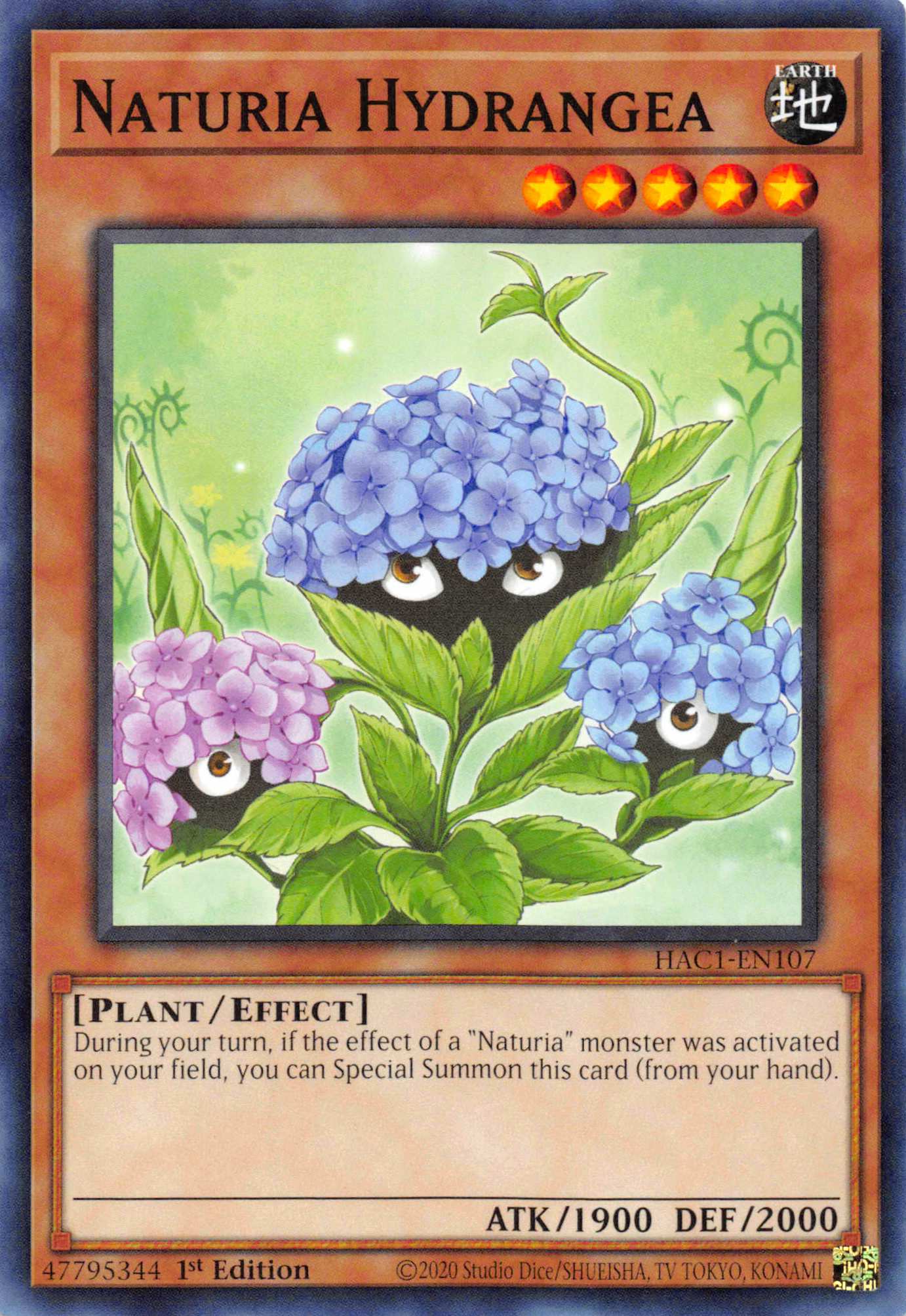 Naturia Hydrangea [HAC1-EN107] Common | Odin's Place