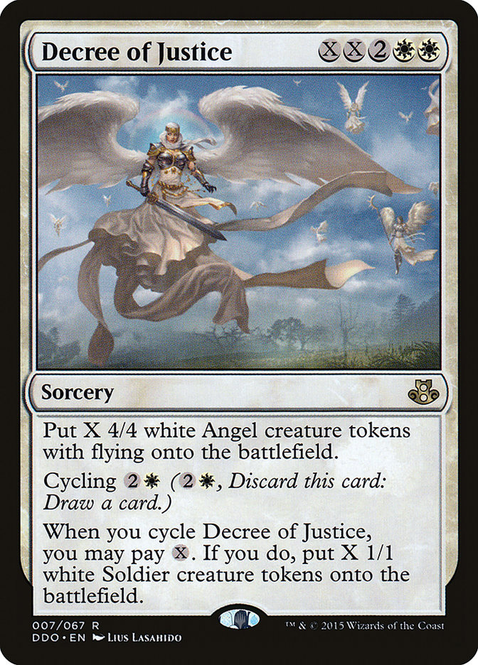 Decree of Justice (7) [Duel Decks: Elspeth vs. Kiora] | Odin's Place