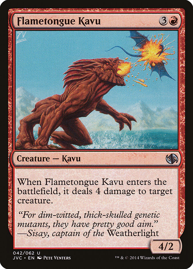 Flametongue Kavu (42) [Duel Decks Anthology] | Odin's Place