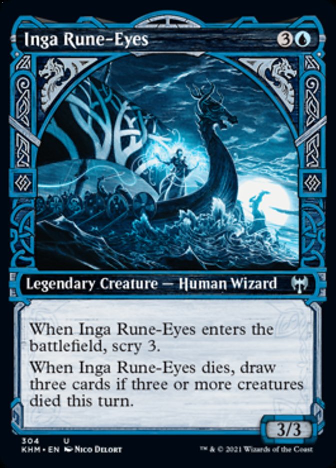 Inga Rune-Eyes (Showcase) [Kaldheim] | Odin's Place