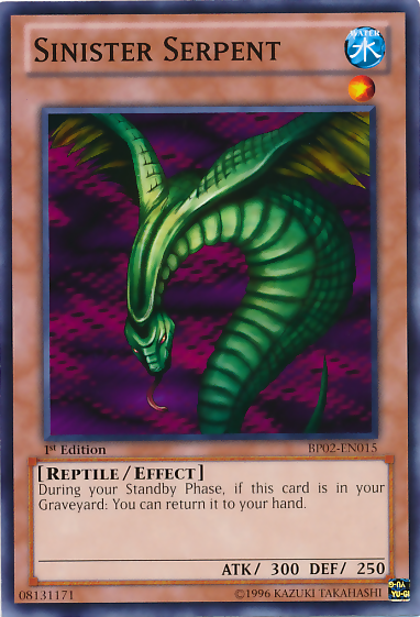 Sinister Serpent [BP02-EN015] Mosaic Rare | Odin's Place