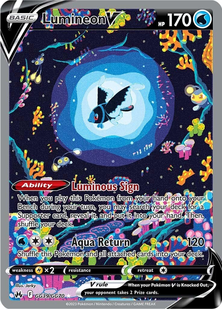 Lumineon V (GG39/GG70) [Sword & Shield: Crown Zenith] | Odin's Place
