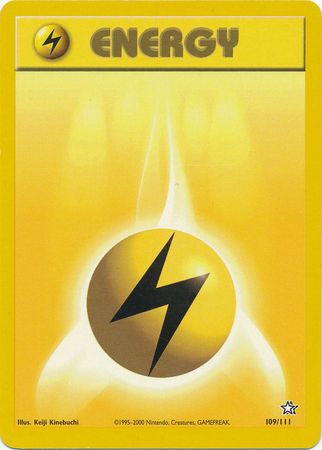 Lightning Energy (109/111) [Neo Genesis Unlimited] | Odin's Place